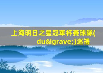 上海明日之星冠軍杯賽球隊(duì)巡禮