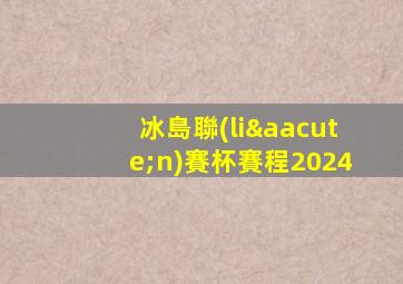 冰島聯(lián)賽杯賽程2024