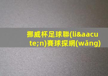 挪威杯足球聯(lián)賽球探網(wǎng)