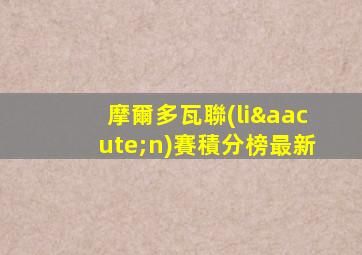 摩爾多瓦聯(lián)賽積分榜最新