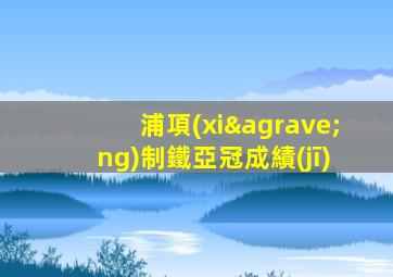浦項(xiàng)制鐵亞冠成績(jī)