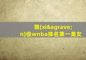 現(xiàn)役wnba排名第一美女