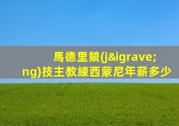 馬德里競(jìng)技主教練西蒙尼年薪多少